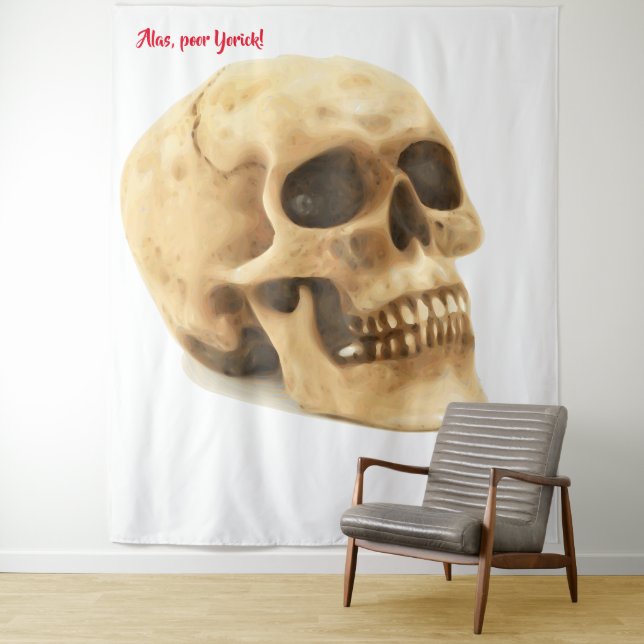 Tapiz Alas Poor Yorick Tapestry (In situ)