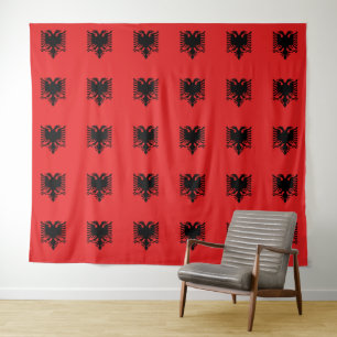 Tapiz Albania y la bandera albanesa, deportes de moda y 