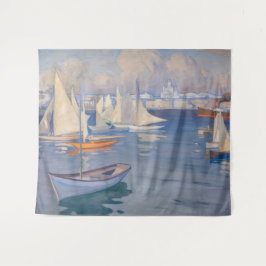 Tapiz Albert Edelfelt - Puerto de Helsinki