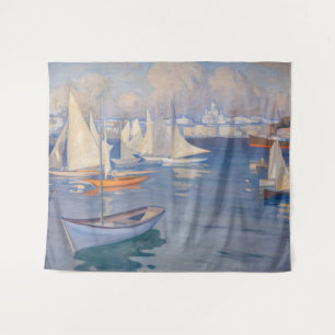 Tapiz Albert Edelfelt - Puerto de Helsinki