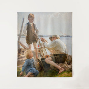 Tapiz Albert Edelfelt - Shipbuilders