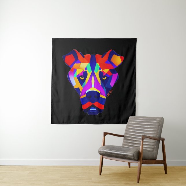 Tapiz Alexander's Dog black tapestry (In situ)