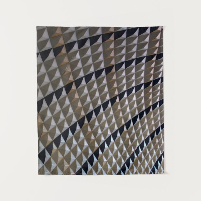 Tapiz Alfombra de área blanca, negra y marrón (Anverso)