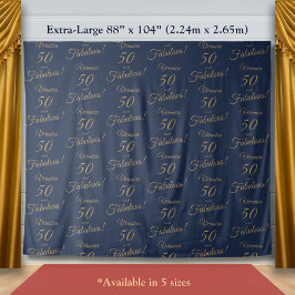 Tapiz Alfombra Roja & Repetición Oro Marina 50 Cumpleaño