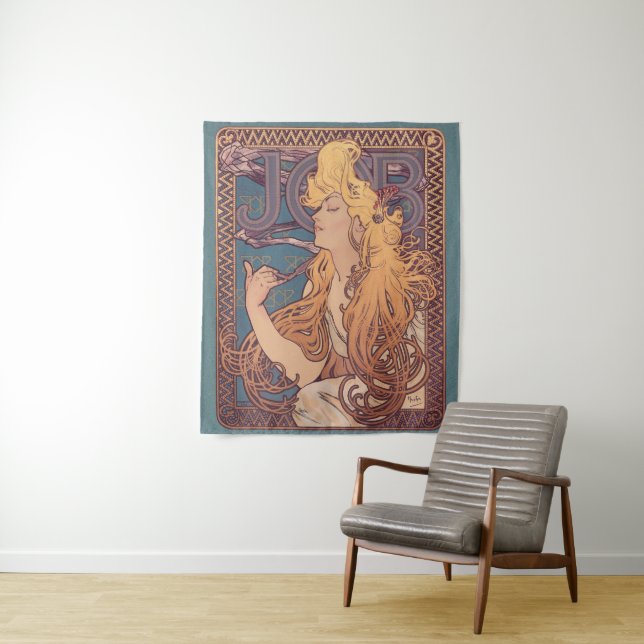 Tapiz Alfonse Mucha Job Art Nouveau (In situ)