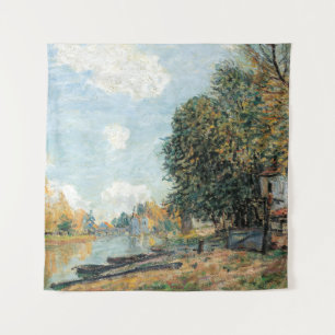 Tapiz Alfred Sisley Moret: Las orillas del río Loing