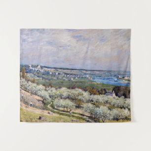 Tapiz Alfred Sisley - Terraza en Saint-Germain, primaver