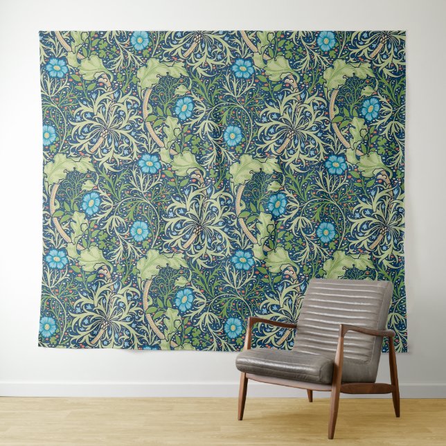 Tapiz Algas marinas, William Morris (In situ (horizontal))