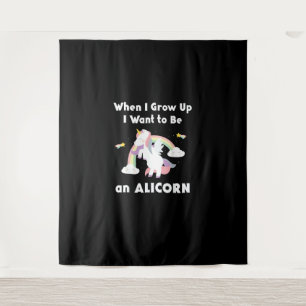 Tapiz Alicornio Cuando Creco El Pastel Magi De Arcoiris