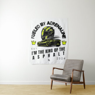 Tapiz Alimentado por Adrenaline - Diseño dinámico audaz