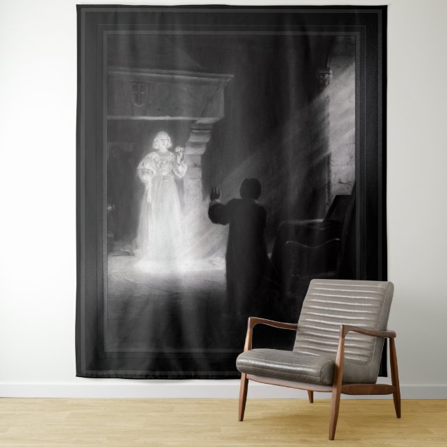 Tapiz Alix Apparaissant Au Masque por Tony Robert-Fleury (In situ)