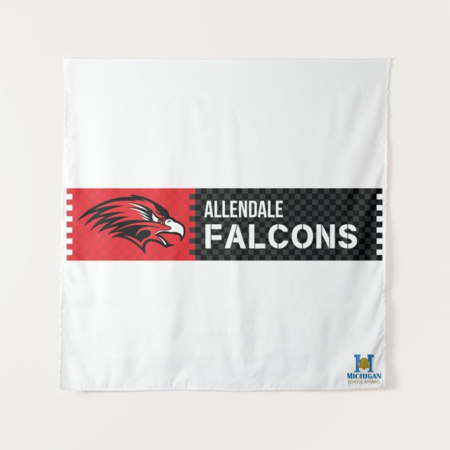 Tapiz Allendale Falcons (Anverso)