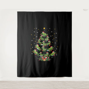 Tapiz Alligator Lover Xmas Regalo Árbol de Navidad