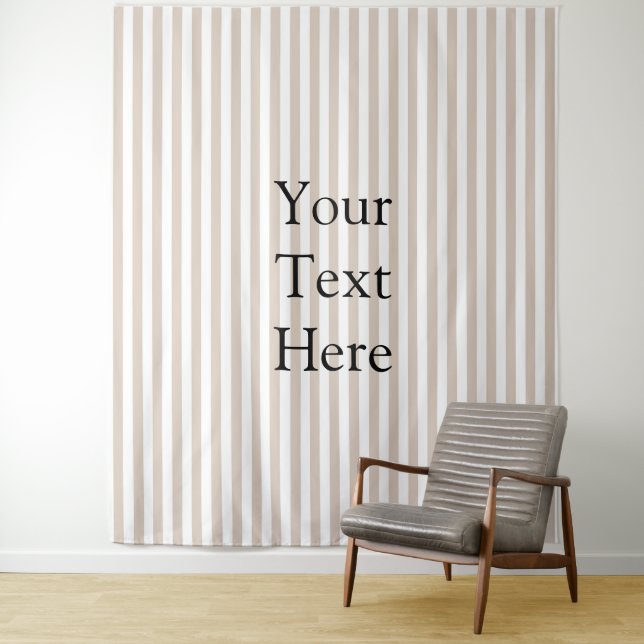 Tapiz Almendro y rayas blancas (In situ)