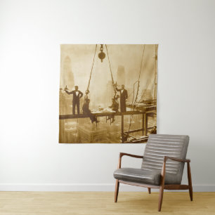 Tapiz Almuerzo de trabajadores del hierro en el piso 32