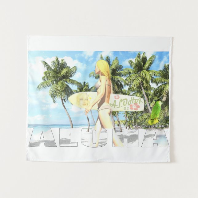 Tapiz Aloha 01 (Anverso (horizontal))