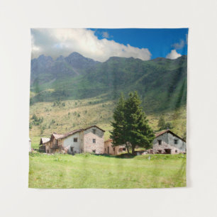 Tapiz Alpes del Monte Alps, belleza, construcción, campo