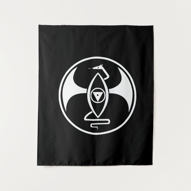 Tapiz Altar Hanging Tapestry - Red Dragon (Dragon Rouge) (Anverso)