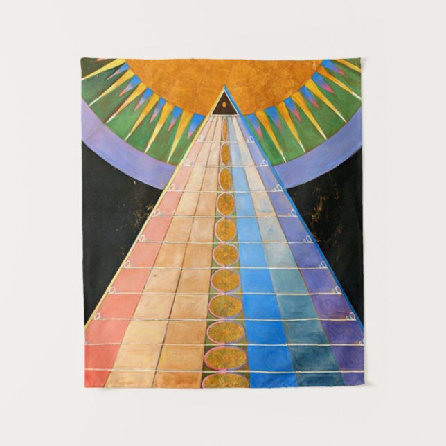 Tapiz Altarpe de Hilma Af Klint No 1 (Anverso)