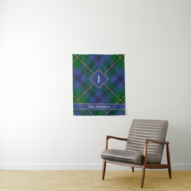 Tapiz Alternativa Clan Johnston Tartan (In situ)