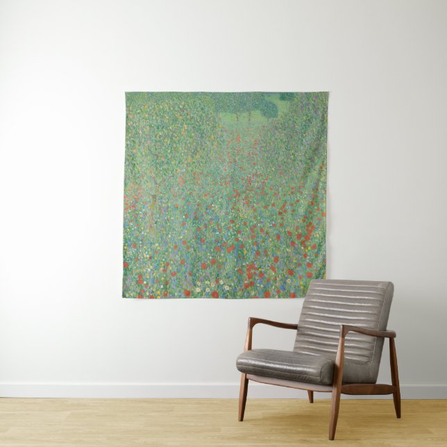 Tapiz Amapolas en Flor - Gustav Klimt (In situ)