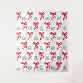 Tapiz Amarrando el telón de fondo de la ducha de novia p