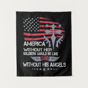 Tapiz America Without Her Soldiers
