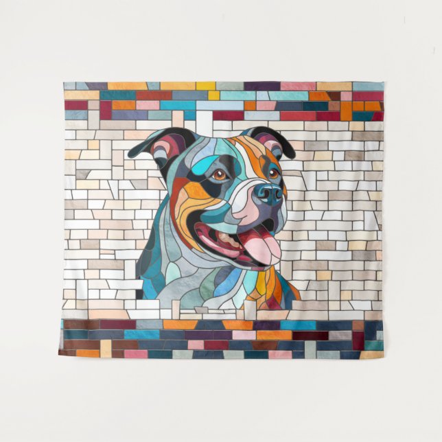 Tapiz American Staffordshire Terrier - Amstaff (Anverso (horizontal))