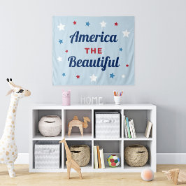 Tapiz Americana la Hermosa 4 de Julio