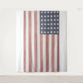 Tapiz Americana Rústica Bandera Americana
