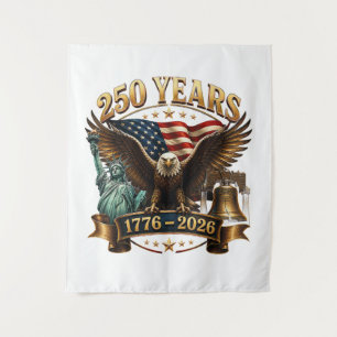Tapiz Americano 250 Aniversario USA Patriótico 4 de Juli