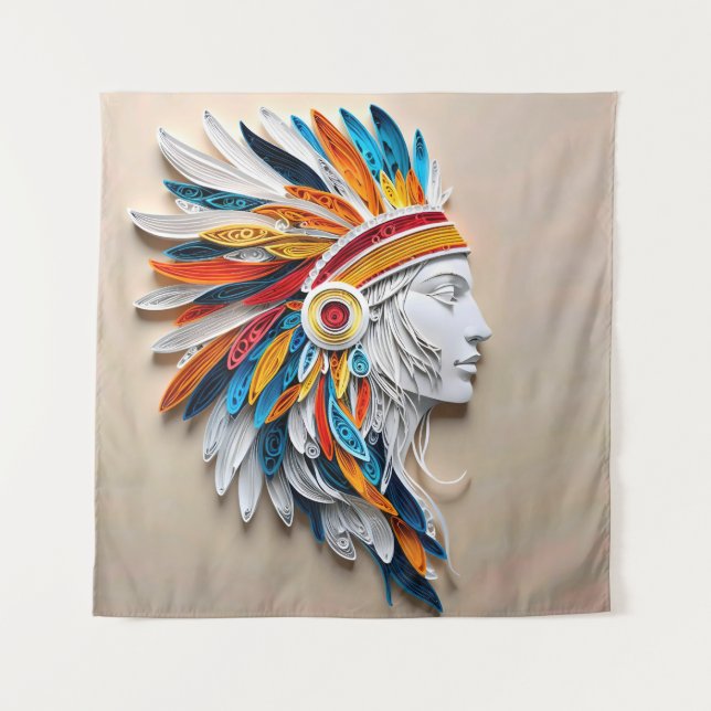 Tapiz Americano nativo (Anverso)