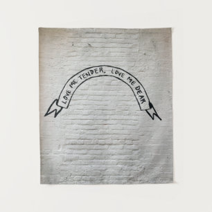 Tapiz Amo, cariño, querida cita de la pared