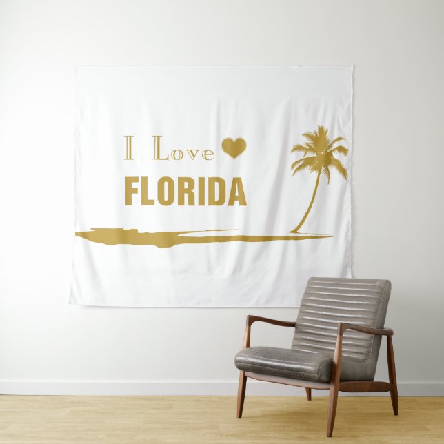 Tapiz Amo el oro de Florida (In situ (horizontal))