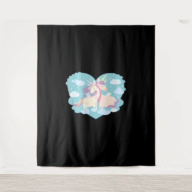 Tapiz Amor de Unicornio (Anverso)