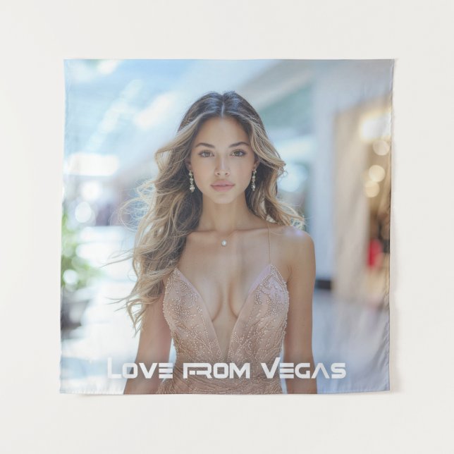 TAPIZ AMOR DESDE VEGAS (Anverso)