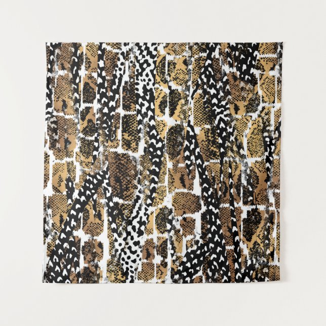 Tapiz An abstract design that transforms an animal skin (Anverso)