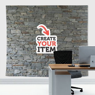 Tapiz Añade tu logo Stone Slates Zoom Telón de fondo Cor