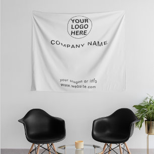 Tapiz Añadir logotipo y texto l blanco corporativo profe