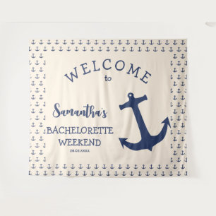 Tapiz Anchor Nautico Beach Bachelorette Party Backups