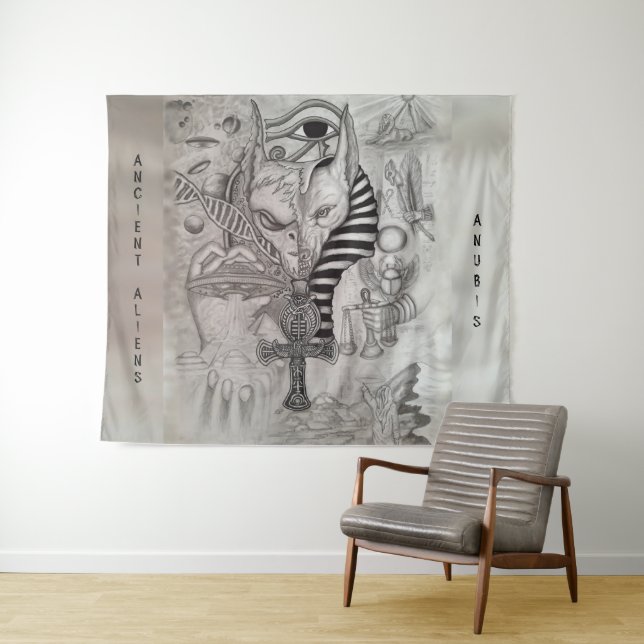 Tapiz Ancient Aliens , Anubis (In situ (horizontal))