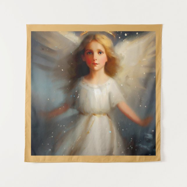 Tapiz Ángel 2 navidades (Anverso)