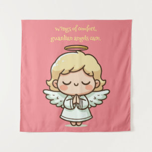 Tapiz Angelito rezando