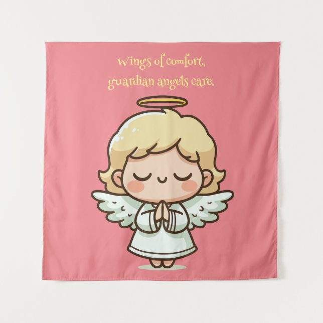 Tapiz Angelito rezando (Anverso)
