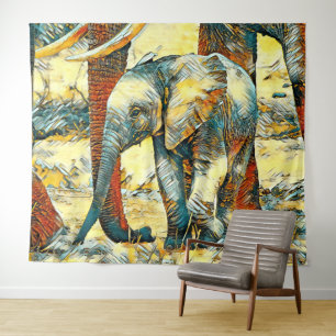 Tapiz AnimalArt_Elephant_010
