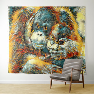 Tapiz AnimalArt_OrangUtan_003
