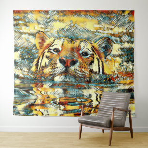 Tapiz AnimalArt_Tiger_001