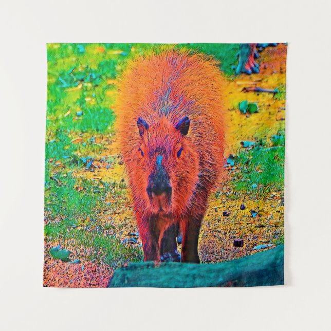 Tapiz AnimalColor_Capybara_011 (Anverso)