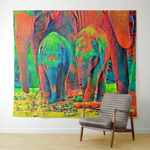 Tapiz AnimalColor_Elephant_001