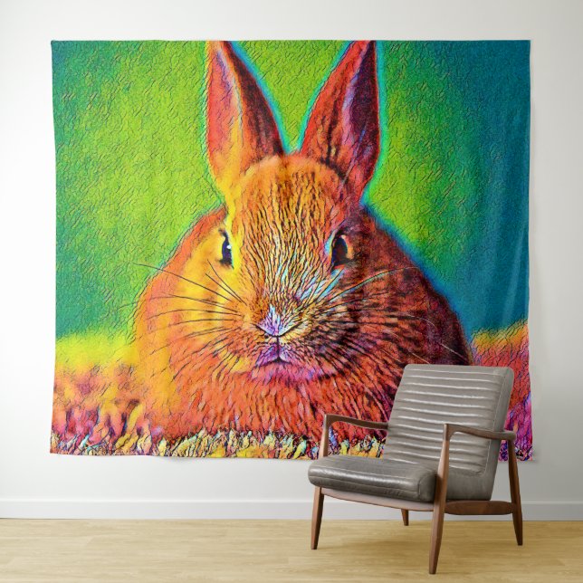 Tapiz AnimalColor_Rabbit_07 (In situ (horizontal))